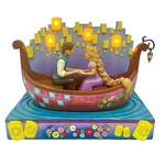 Jim Shore Disney Traditions - Tangled Boat with LED Lanterns - A Dream Come True