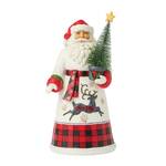 Jim Shore Heartwood Creek Highland Glen - Santa with Sisal Tree