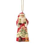 Jim Shore Heartwood Creek - Santa with Pets Hanging Ornament