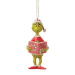 Dr Seuss The Grinch by Jim Shore - Grinch with Book Hanging Ornament