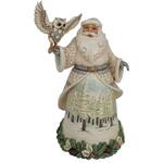 Jim Shore Heartwood Creek White Woodland - Santa with Owl