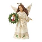 Jim Shore Heartwood Creek White Woodland - Angel with Cardinal