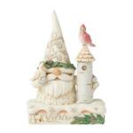 Jim Shore Heartwood Creek White Woodland - Gnome with Birdhouse