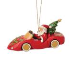 Jim Shore Heartwood Creek - Santa in Sports Car Hanging Ornament