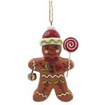 Jim Shore Heartwood Creek Legends of Christmas - Legend of the Gingerbread Man Hanging Ornament