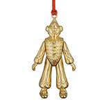 Waterford Golden Christmas Clown Hanging Ornament