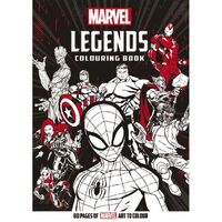 Marvel: Legends Colouring Book