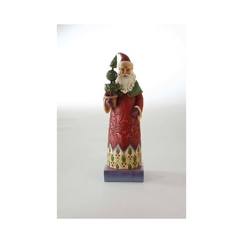 Jim shore Heartwood Creek Santa with Topiary Tree - 4010849