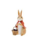 Beatrix Potter Peter Rabbit Mini Figurine - Flopsy with Basket of Blackberries