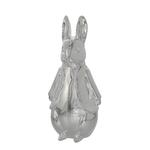 Beatrix Potter New Baby - Peter Rabbit Silver Plated Sculpted Money Bank