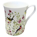 Queens By Churchill Aquarelle Birds - Royale Mug Bird Watch Pink