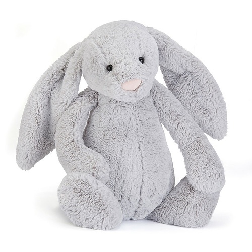 Jellycat Bunny - Bashful Silver - Really Big