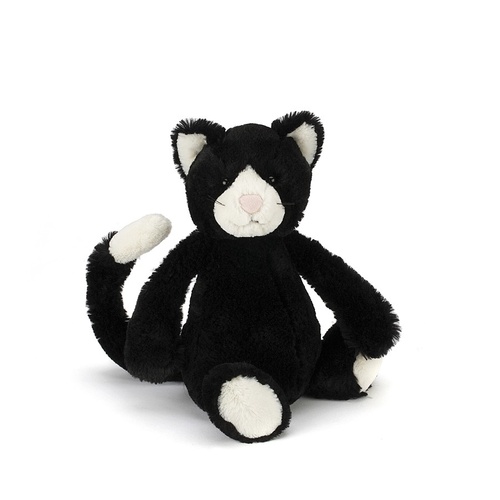 Jellycat Kitten - Bashful Black & White - Medium