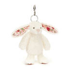 Jellycat Blossom Cream 'Berry' Bunny - Bag Charm