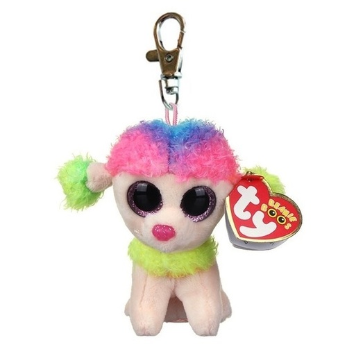 Beanie Boos - Rainbow the Mulitcolor Poodle Clip On