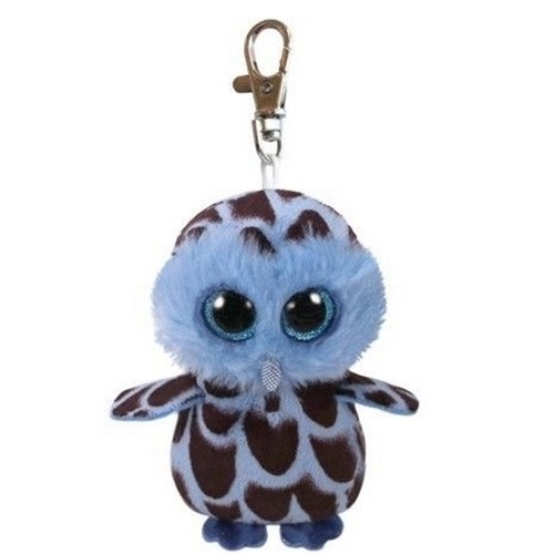 Beanie Boos - Yago the Blue Owl Clip On