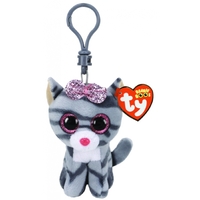 Beanie Boos - Kiki the Grey Cat Clip On