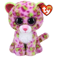 Beanie Boos - Lainey the Pink Leopard Medium