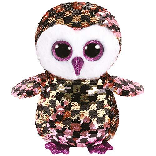 Beanie Boos Sequin Flippables - Checks the Checkered Owl Regular