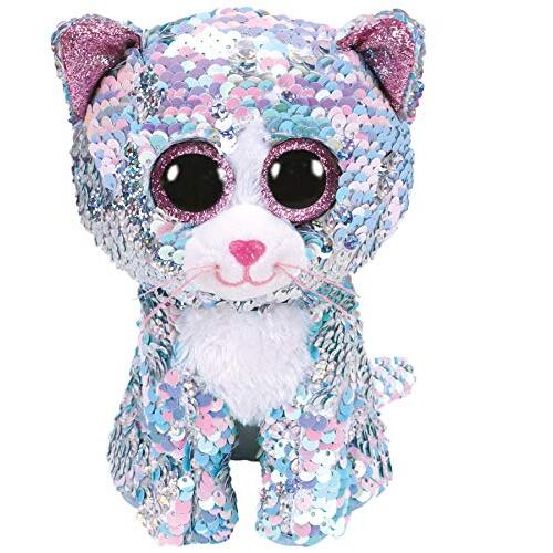 Beanie Boos Sequin Flippables - Whimsy the Blue Cat Regular