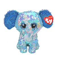 Beanie Boos Sequin Flippables - Stuart The Elephant Medium