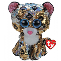 Beanie Boos Sequin Flippables - Sterling the Leopard Medium