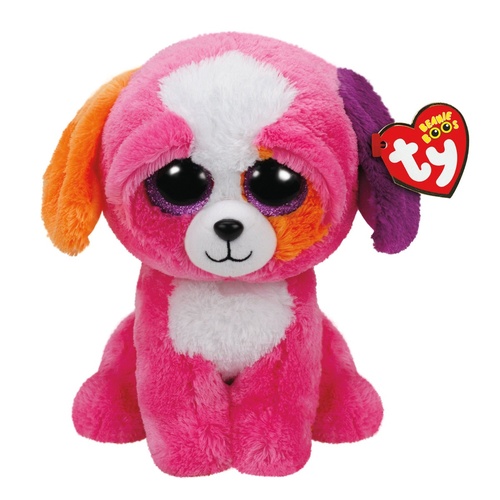 Beanie Boos - Precious the Pink Dog Medium