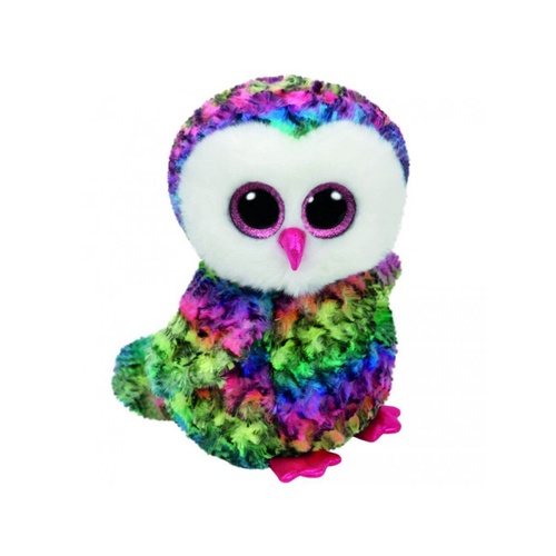 Beanie Boos - Owen the Multicolour Owl Medium