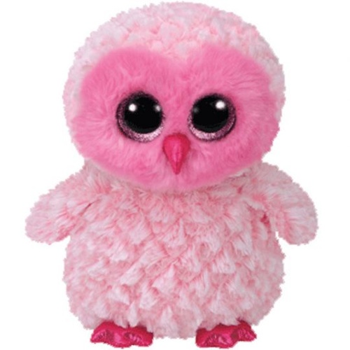 Beanie Boos - Twiggy the Pink Owl Medium