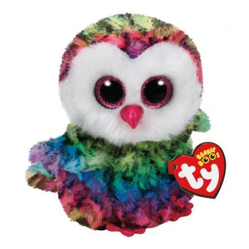 Beanie Boos - Owen the Multicolour Owl Regular