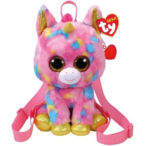 Beanie Boos Backpack - Fantasia the Multicolor Unicorn