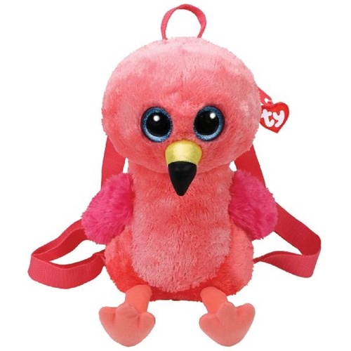 Beanie Boos Backpack - Gilda the Pink Flamingo