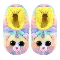 Beanie Boos Slipper Socks - Heather the Unicorn Cat