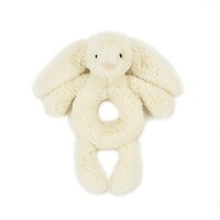 Jellycat Bunny Rattle - Bashful Cream