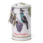 Banksia Red Chocolate Coated Almonds Tin - Christmas Musical Wind Up