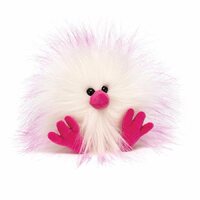 Jellycat  Crazy Chick - Pink & White