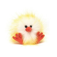 Jellycat  Crazy Chick - Yellow & White