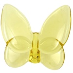 Zibo Glass Ornament - Butterfly Yellow