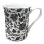 Queens By Churchill Classic Grey Story - Royale Mug Antique Floral