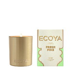 Ecoya Holiday Collection Goldie Candle - Fresh Pine