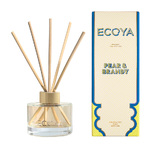 Ecoya Holiday Collection Mini Reed Diffuser - Pear & Brandy