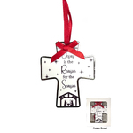 Cross Ornament - Jesus Is The Reason For The Season