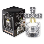 Glass Cross Tea Light Holder and Water Font