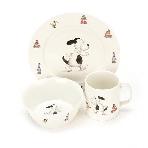 Jellycat Bashful Puppy China Dinner Set