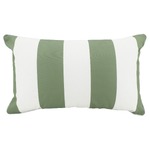 NF Living Outdoor Cushion - Olive Stripe Lumbar 30x50cm