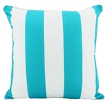 NF Living Outdoor Cushion - Aqua Stripe 50x50cm