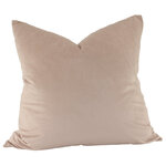 NF Living Cushion - Aria Feather Filled Velvet - Blush 55x55cm