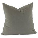 NF Living Cushion - Aria Feather Filled Velvet - Mushroom 55x55cm