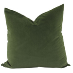 NF Living Cushion - Aria Feather Filled Velvet - Olive 55x55cm