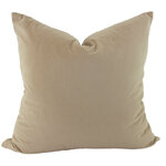 NF Living Cushion - Aria Feather Filled Velvet - Ivory 55x55cm